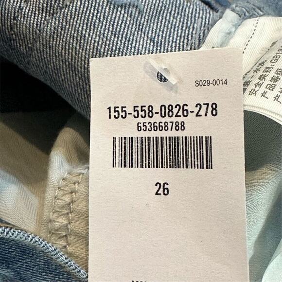 Abercrombie & Fitch Women's Ankle Straight‎ High Rise Jeans Size 26 Blue - Picture 5 of 9